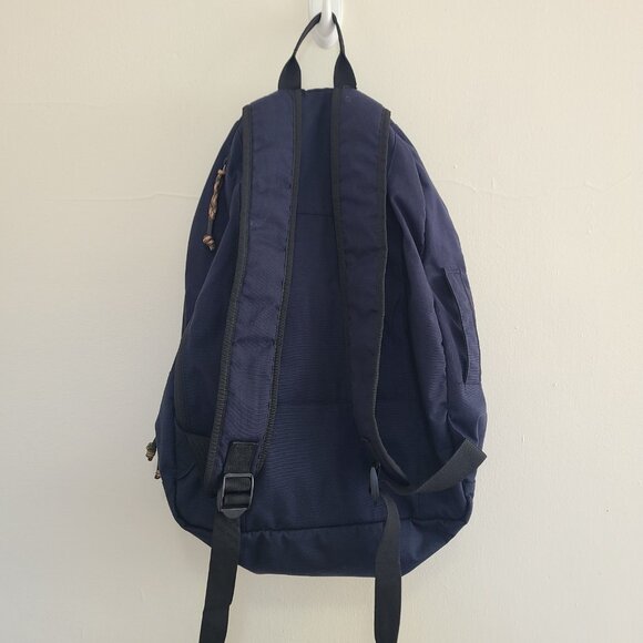 Polo Ralph Lauren Light Weight Canvas Backpack Navy Polo Logo Shield Patch - Picture 2 of 12